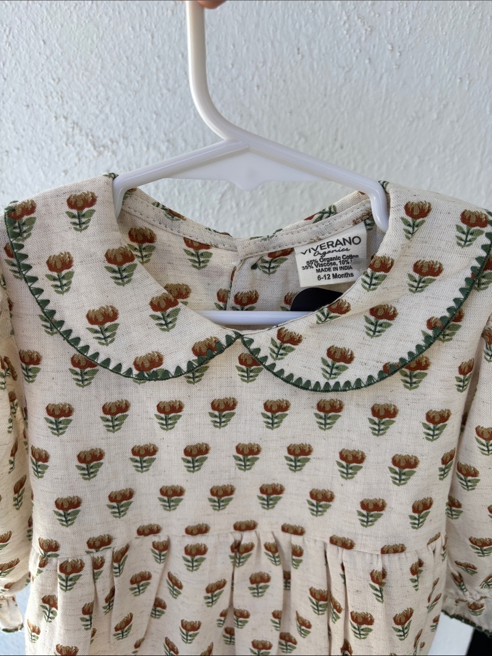 Viverano Organics Dress + Bloomers (6-12 Months) - Picture 4 of 11